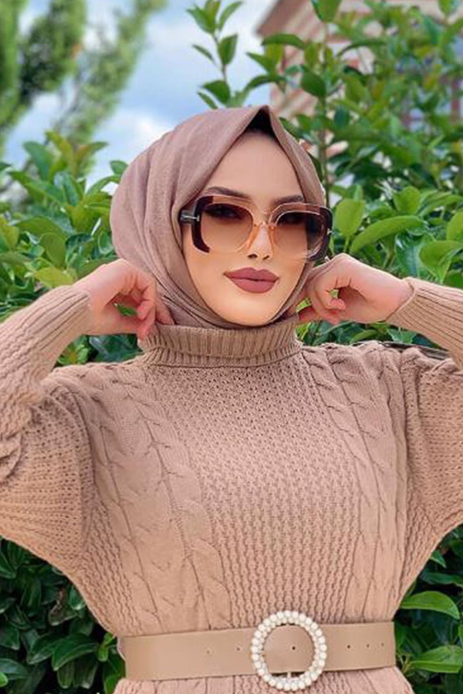 Hijab clothing TABA TURTLENECK KNITWEAR TUNIC T 31112 