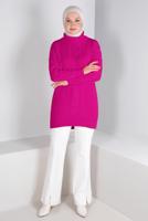 Hijab clothing FUCHSIA ALVINA KNITWEAR TUNIC T 43119