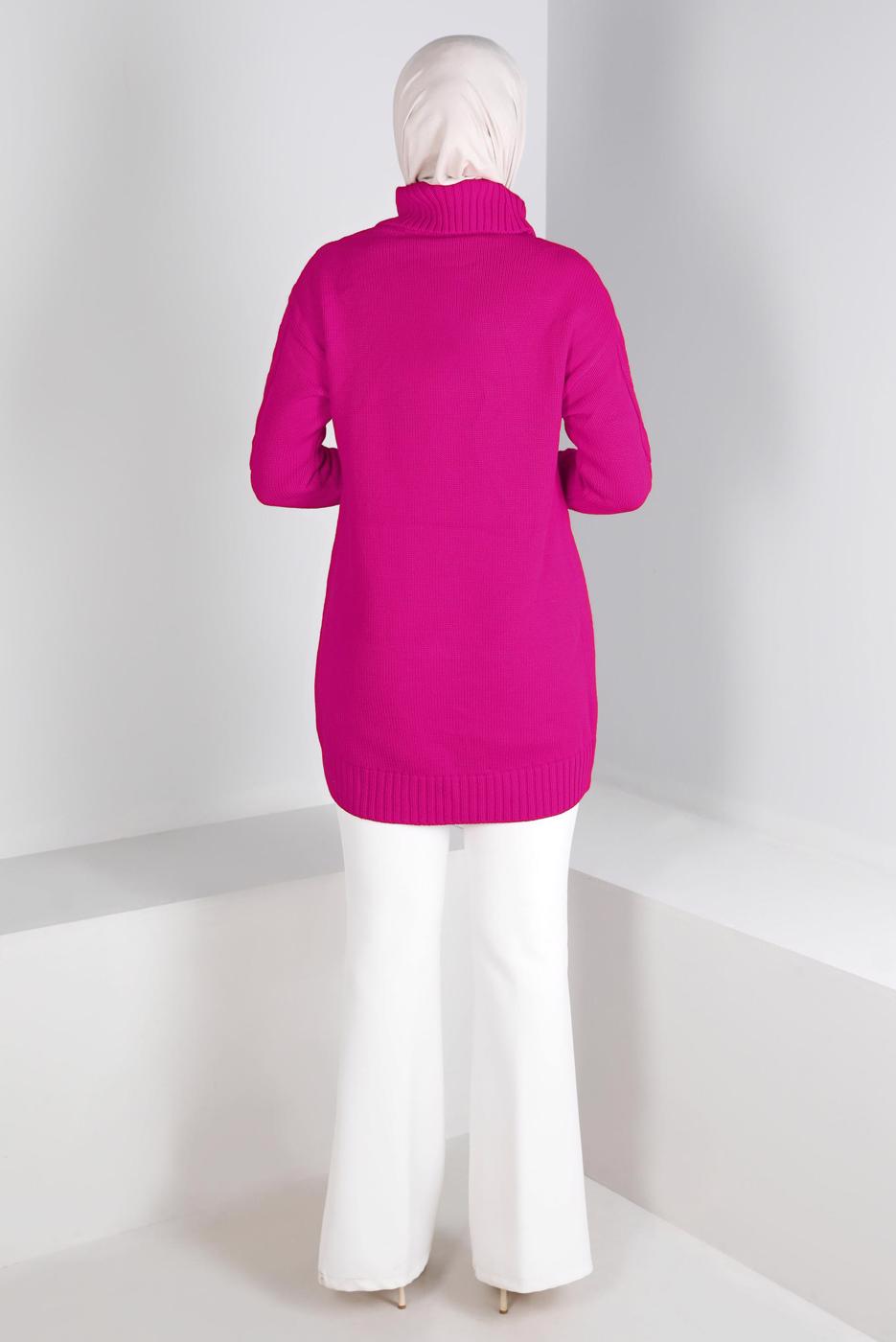 Hijab clothing FUCHSIA ALVINA KNITWEAR TUNIC T 43119