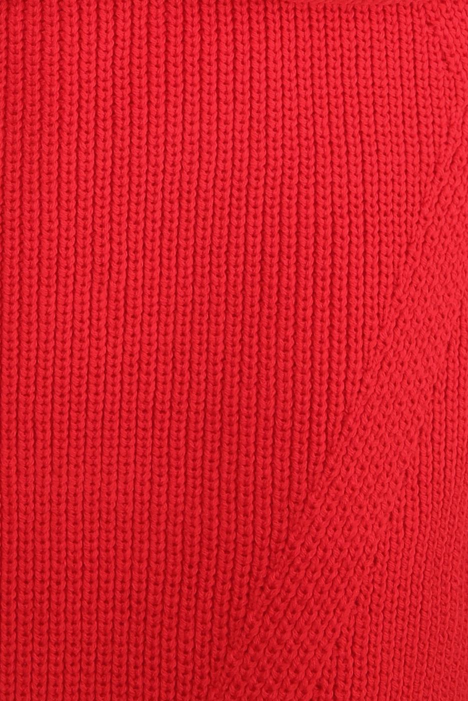 Tesettür giyim KIRMIZI ALVİNA TRİKO TUNİK T 43121