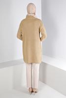 Tesettür giyim KAHVE ALVİNA TRİKO TUNİK T 43121