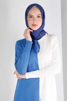 Hijab clothing BLUE ALVINA KNITWEAR TUNIC T 43167