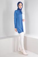 Hijab clothing BLUE ALVINA KNITWEAR TUNIC T 43167