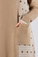 Tesettür giyim KAHVE ALVİNA TRİKO TUNİK T 43177