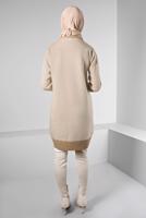 Hijab clothing BROWN ALVINA KNITWEAR TUNIC T 43178