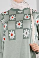 Hijab clothing GREEN ALVINA KNITWEAR TUNIC T 43178