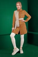 Vêtements hijab ORANGE ALVINA TUNIQUE CEINTURE T 43377
