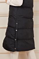 Tesettür giyim SİYAH ÇITÇITLI ŞİŞME YELEK 1436