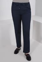 Vêtements hijab BLEU MARINE PANTALON EN JEAN COUPE DROITE TAILLE ÉLASTIQUE T 2315