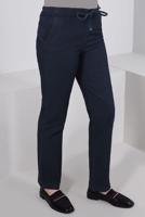 Vêtements hijab BLEU MARINE PANTALON EN JEAN COUPE DROITE TAILLE ÉLASTIQUE T 2315