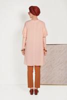 Vêtements hijab BRUN PANTALON À BOUTONS ALVİNA 70051