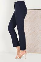 Vêtements hijab BLEU MARINE PANTALON À BOUTONS ALVİNA 70051