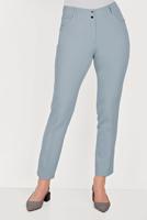 Tesettür giyim GRİ ALVİNA DAR PAÇA KUMAŞ PANTOLON 70052	