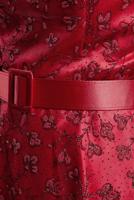 Tesettür giyim KIRMIZI ALVİNA TESETTÜR ABİYE ELBİSE T 50266