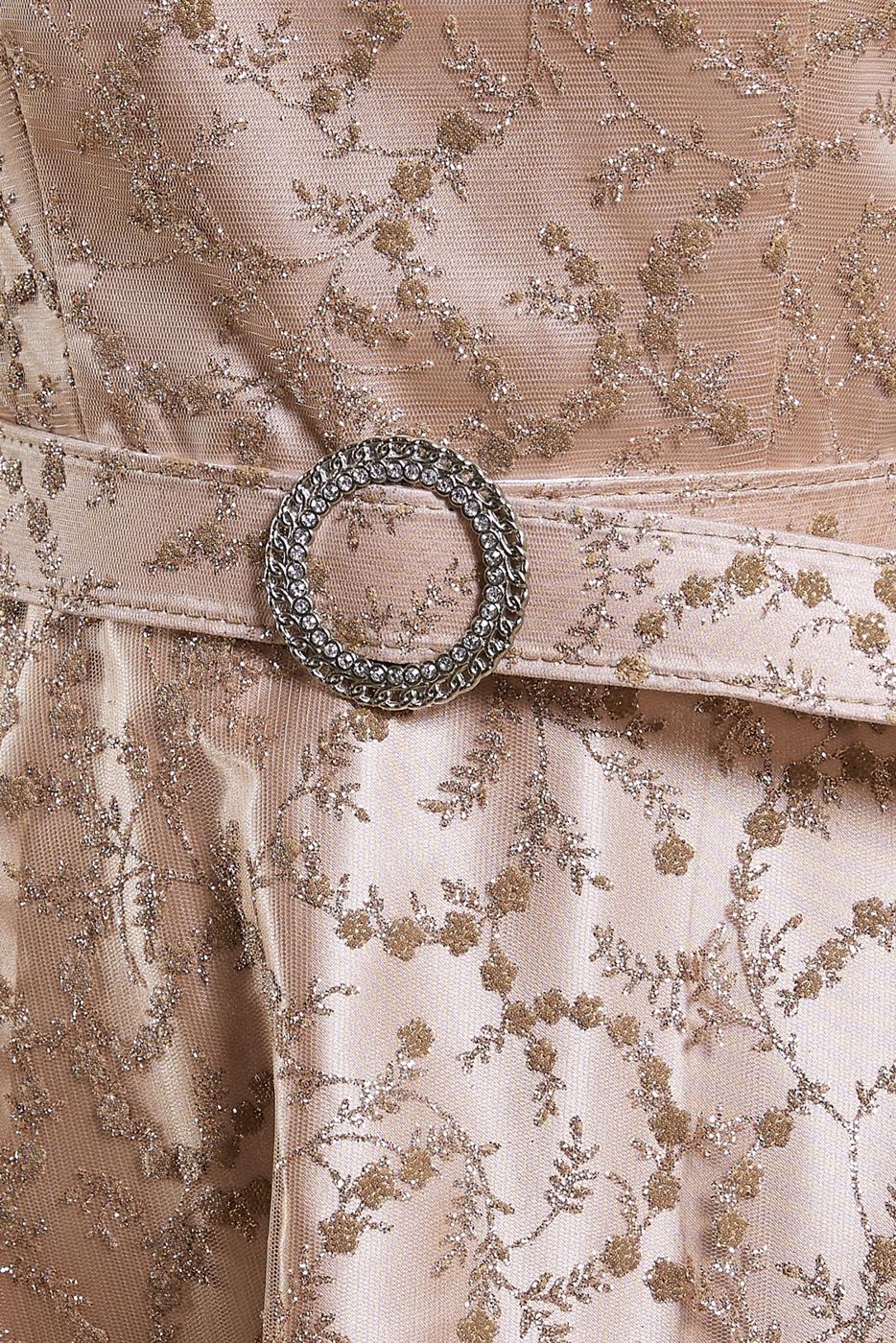 Tesettür giyim ALTIN ALVİNA TESETTÜR ABİYE ELBİSE T 50268