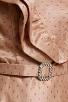 Tesettür giyim KAHVE ALVİNA KEMERLİ ABİYE ELBİSE T 50271