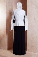 Hijab clothing ECRU ALVINA DRESS SUIT WITH GEM T 30250