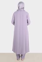 Vêtements hijab POURPRE ALVINA COSTUME PANTALON À SEQUINS T 30274