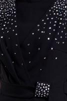 Tesettür giyim SİYAH ALVİNA TAŞLI PANTOLONLU TAKIM T 30279