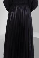 Vêtements hijab NOIR JUPE PLISSÉE À TAILLE ÉLASTIQUE T 20004