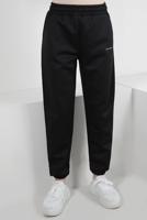 Hijab clothing BLACK ELASTIC WAIST SWEATPANTS T 4163