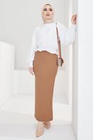 Vêtements hijab TABA JUPE CRAYON À TAILLE ÉLASTIQUE T 802