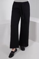 Vêtements hijab NOIR PANTALON LARGE À TAILLE ÉLASTIQUE T 0215