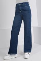 Tesettür giyim LACİVERT BOL KESİM DENİM PANTOLON T 0505