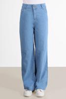 Tesettür giyim MAVİ BOL KESİM DENİM PANTOLON T 0505