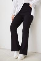 Vêtements hijab NOIR PANTALON FLARE À TAILLE ÉLASTIQUE T 602