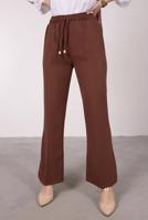 Vêtements hijab BRUN PANTALON ÉVASÉ À LACETS T 20001