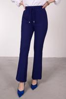 Tesettür giyim LACİVERT BELİ BAĞCIKLI İSPANYOL PAÇA PANTOLON T 20001 
