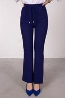 Tesettür giyim LACİVERT BELİ BAĞCIKLI İSPANYOL PAÇA PANTOLON T 20001 