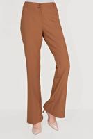 Tesettür giyim TABA ALVİNA DÜĞMELİ YÜKSEK BEL PANTOLON 70086	