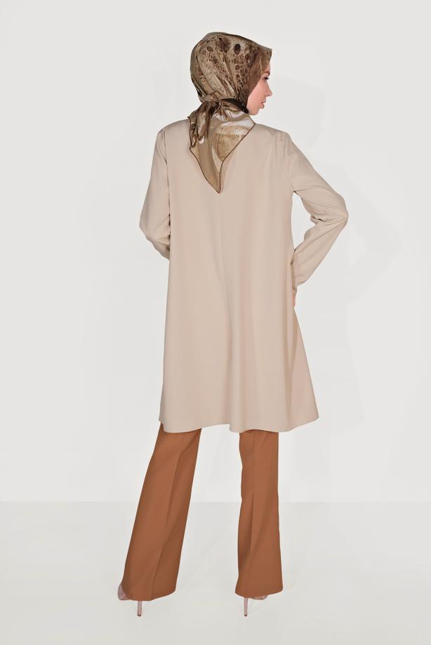 Hijab clothing TABA ALVİNA BUTTONED HIGH WAIST TROUSERS 70086  - TRENDTESETTÜR