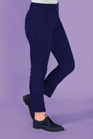 Vêtements hijab BLEU MARINE ALVİNA PANTALON À BOUTONS À TAILLE MOYENNE 70172