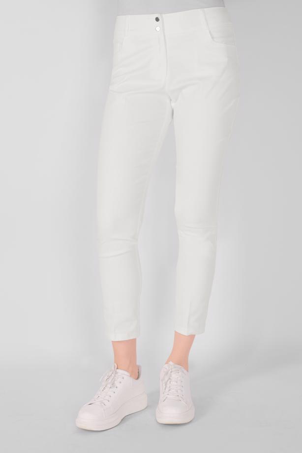 Hijab clothing CREAM ALVİNA SKINNY COTTON TROUSERS 70173  - TRENDTESETTÜR