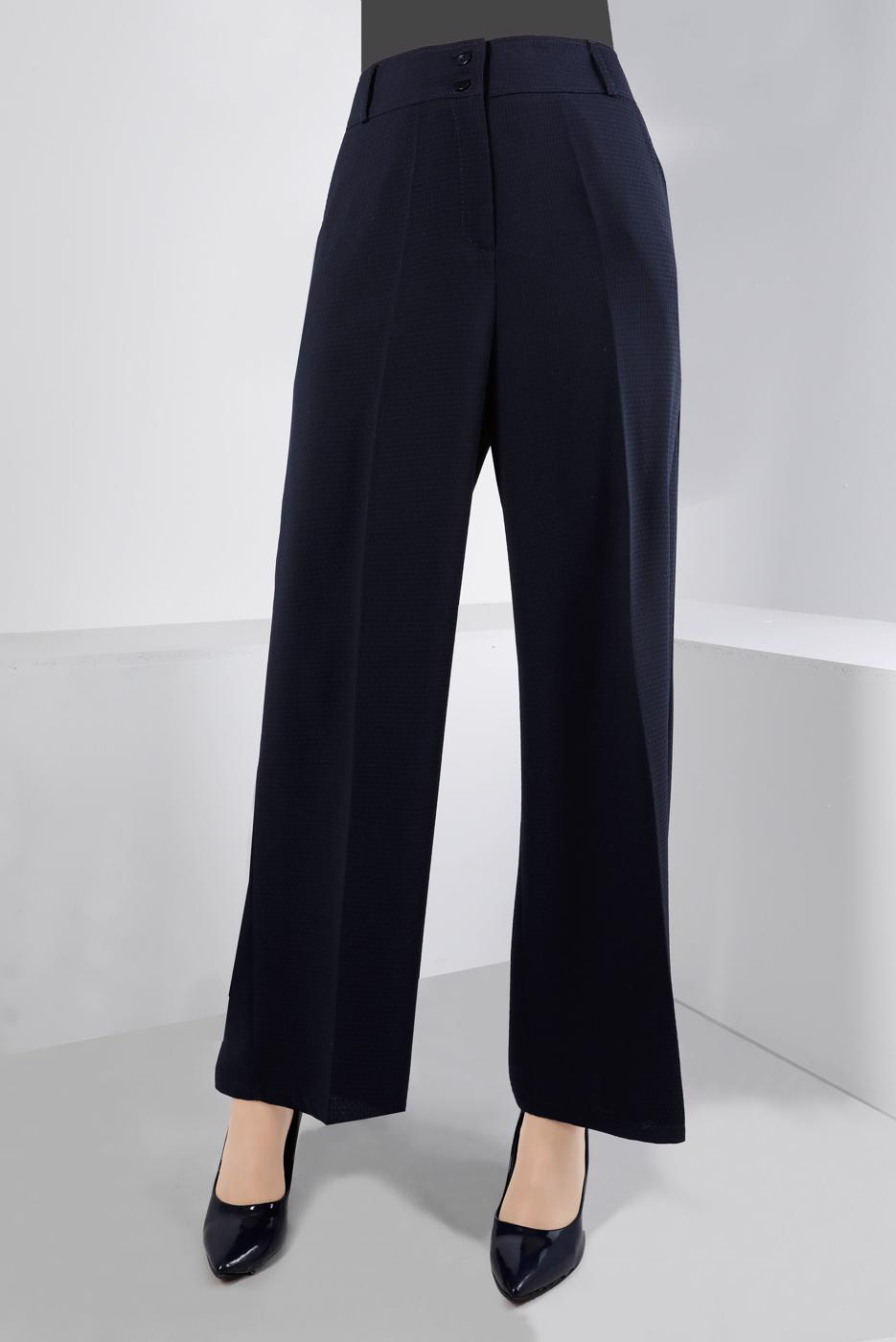 Vêtements hijab BLEU MARINE PANTALON LARGE ALVİNA 70191