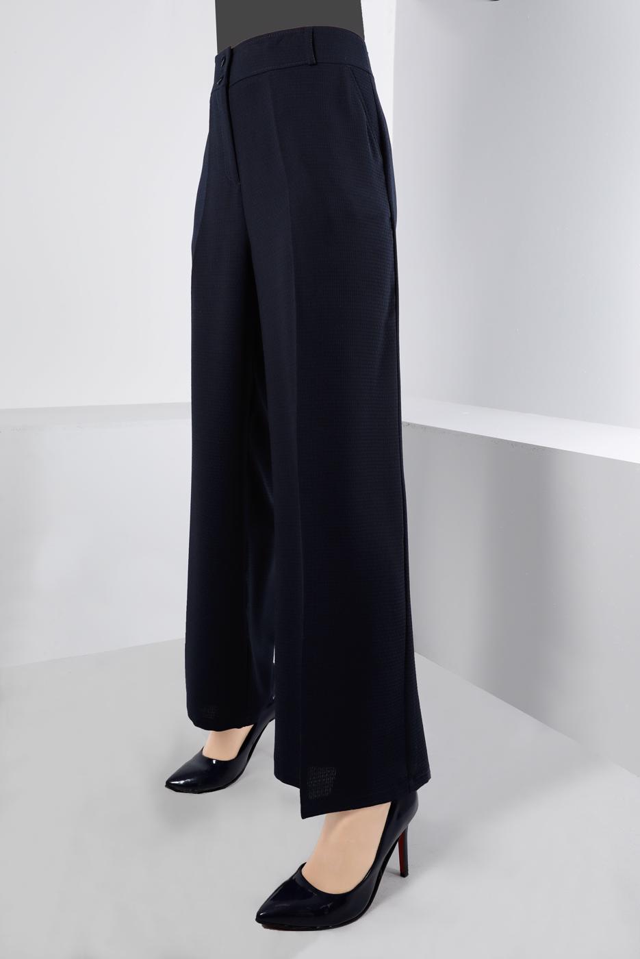 Vêtements hijab BLEU MARINE PANTALON LARGE ALVİNA 70191