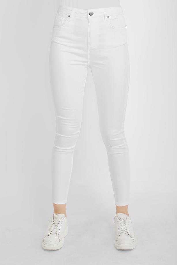 Hijab clothing CREAM ALVİNA HIGH WAIST TROUSERS 70206-1 - TRENDTESETTÜR