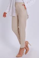 Tesettür giyim BEJ BELİ LASTİKLİ PANTOLON T 80004