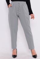 Vêtements hijab GRIS PANTALON À TAILLE ÉLASTIQUE T 80004