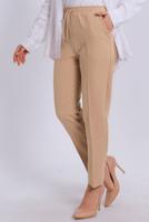 Vêtements hijab BRUN PANTALON À TAILLE ÉLASTIQUE T 80004