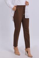 Vêtements hijab BRUN PANTALON À TAILLE ÉLASTIQUE T 80004