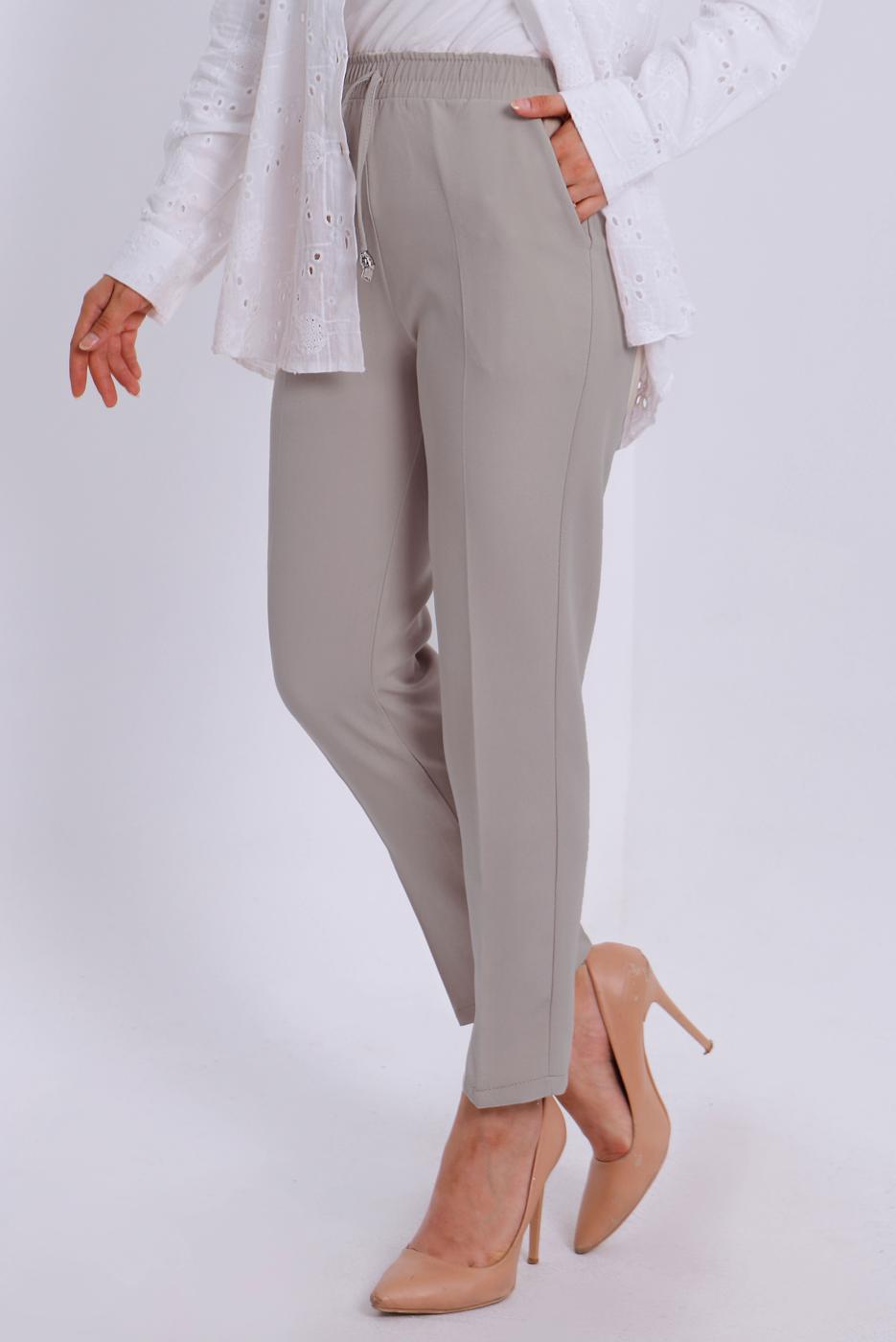 Vêtements hijab VISON PANTALON À TAILLE ÉLASTIQUE T 80004