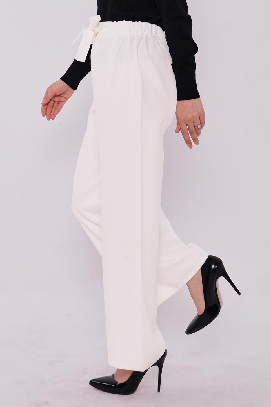 Vêtements hijab ÉCRU PANTALON LARGE T 80079