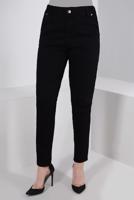 Tesettür giyim SİYAH ARKASI LASTİKLİ DAR PAÇA PANTOLON T 8405