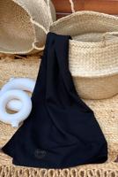 Tesettür giyim SİYAH MEDİNE İPEGİ ŞAL T 0502