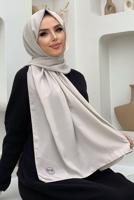 Tesettür giyim BEJ MEDİNE İPEGİ ŞAL T 0502