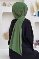 Tesettür giyim YEŞİL MEDİNE İPEGİ ŞAL T 0502